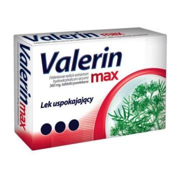 Valerin max, 360 mg, tabletki powlekane, 10 szt.