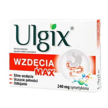 Ulgix Wzdęcia Max, kapsułki miękkie, 15 szt.