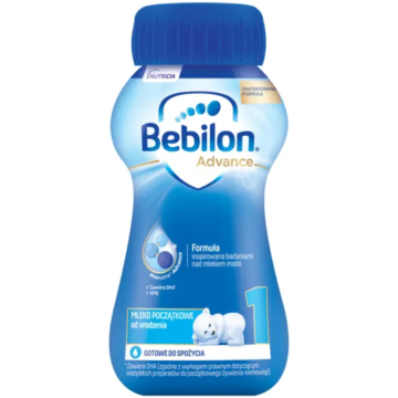 Bebilon 1 Advance Pronutra, mleko początkowe od urodzenia, płyn, 24 x 90 ml