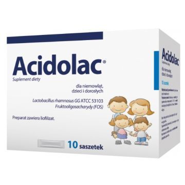 Acidolac, liofilizat doustny, 3 g, 10 saszetek