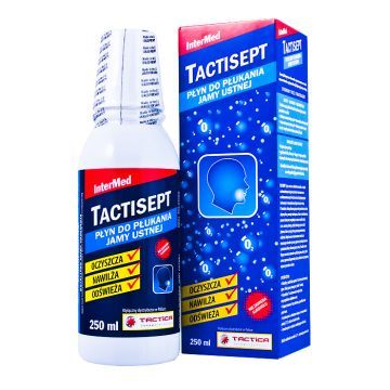 Tactisept, płyn do płukania jamy ustnej, 250 ml