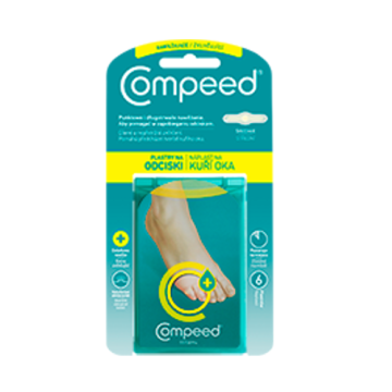 Plastry Compeed, na odciski nawilżające, 6 szt.