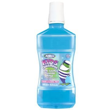 Active Kids Quick, płyn do płukania jamy ustnej, fluor, 500 ml