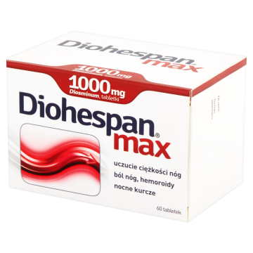 Diohespan max, 1000 mg, tabletki, 60 szt.