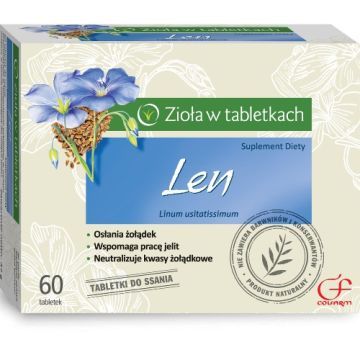 Len, tabletki do ssania, 60 szt.