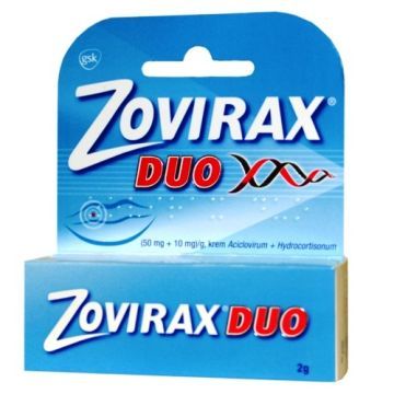 Zovirax Duo, 50 mg + 10 mg, krem na skórę, 2 g