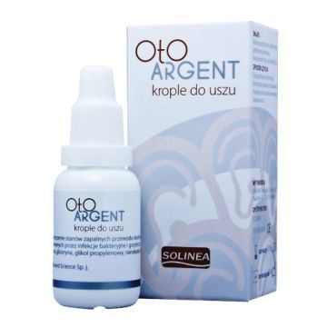 Otoargent, krople do uszu, 15 ml