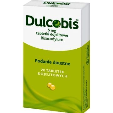 Dulcobis, 5 mg, tabletki dojelitowe, 20 szt.