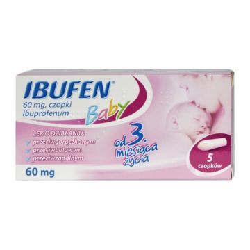 Ibufen Baby, 60 mg, czopki, 5 szt.