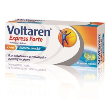 Voltaren Express Forte, 25 mg, kapsułki miękkie, 20 szt.