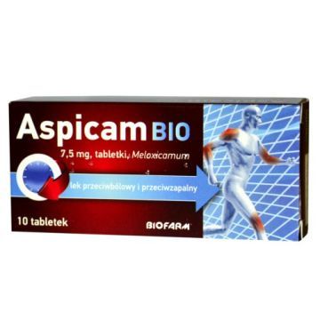 Aspicam Bio, 7,5 mg, tabletki, 10 szt.