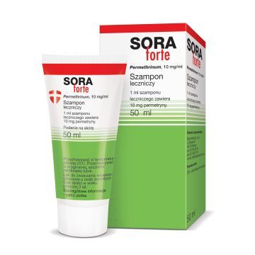 Sora Forte, 1%, (10 mg/ml), szampon leczniczy, 50 ml