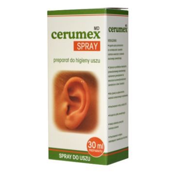 Cerumex MD, spray, do higieny uszu, 30 ml