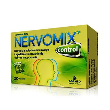 Nervomix Control, kapsułki, 20 szt.