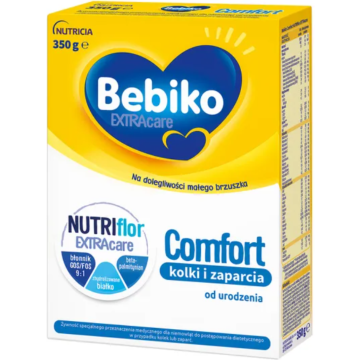 Bebiko Comfort Nutriflor Extracare, żywność specjalnego przeznaczenia dla niemowląt od urodzenia, 350 g