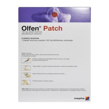 Olfen Patch, 140 mg, plastry lecznicze, 2 szt.