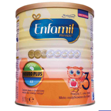 Enfamil 3 Premium MFGM, mleko, pow.1 r.z., 800 g