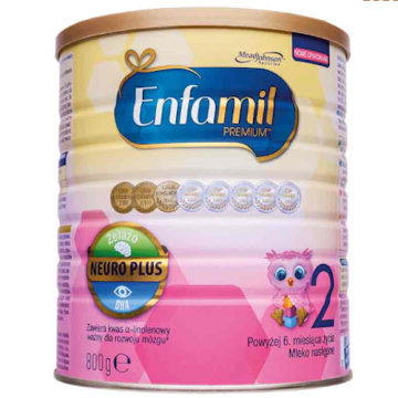 Enfamil Premium MFGM 2, mleko modyfikowane, następne, w proszku, od 6 mies., 800 g