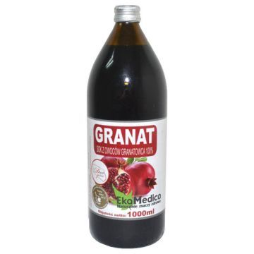 Granat, sok, z granatu, (EkaMedica),1000 ml