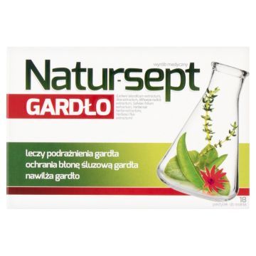 Natur-sept gardło, pastylki do ssania, 18 szt.