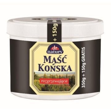 Dr. Natury, maść końska, rozgrzewająca, 350 g + 150 g