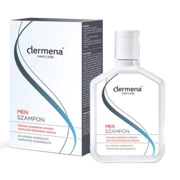 Dermena Hair Care, Men, szampon hamujący wypadanie i stymulujący odrastanie włosów, 200 ml