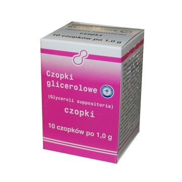 Czopki glicerolowe,1g, (  L.G.Olszt.),10 szt,blister w kart.