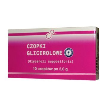 Czopki glicerolowe,2g, (  L.G.Olszt.),10szt,blister w kart.