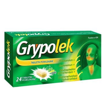 Grypolek, tabletki powlekane, 24 szt.