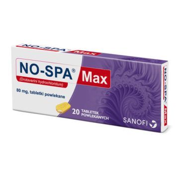 No-Spa Max, 80 mg, tabletki powlekane, 20 szt.