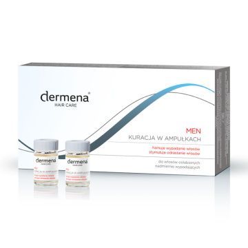 Dermena Men, kuracja, hamuje wypadanie wlosow, 5ml,15amp