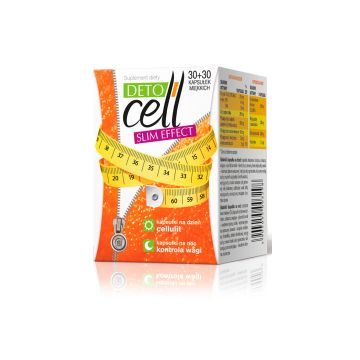 Detocell Slim Effect,kaps.miek,60szt,(30szt dzien+30szt noc)