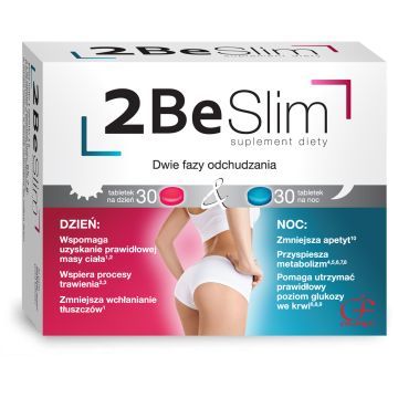 2Be Slim, 30 tabletek na dzień + 30 tabletek na noc