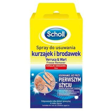 Scholl, spray, do usuwania kurzajek i brodawek, 80 ml