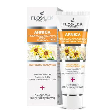 Flos-Lek Pharma Arnica, przeciwzmarszczkowy krem arnikowy, 50 ml