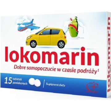 Lokomarin, tabletki powlekane, 15 szt.