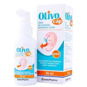 Olivocap, spray do usuwania woskowiny usznej, 40 ml