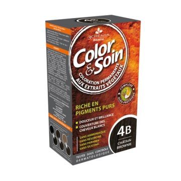 Color&Soin, farba do włosów, brąz kasztan (4B), 135 ml