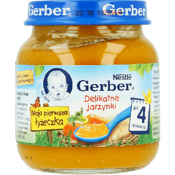 Gerber, delikatne jarzynki, 4 m+, 125 g