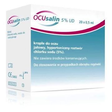 Ocusalin 5% UD, krople do oczu, 0,5 ml x 20 minimsów