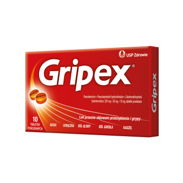 Gripex, tabletki powlekane, 10 szt.