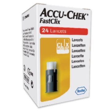 Accu-Chek FastClix, lancety, 24 szt.