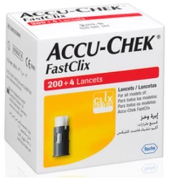 Accu-Chek FastClix, lancety, 204 szt.