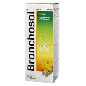 Bronchosol, (218 mg+0,989 mg)/5 ml, syrop, 200 ml