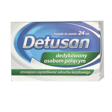 Detusan, pastylki do ssania, 24 szt