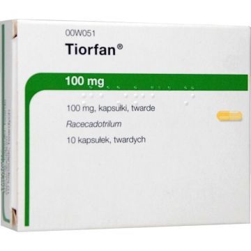 Tiorfan, 100 mg, kapsułki twarde, 10 szt.