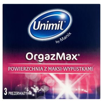 Unimil OrgazMax, prezer., lateks., 3 szt
