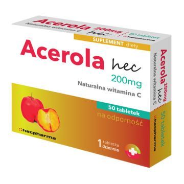 Acerola 200 mg hec, tabl., 50 szt