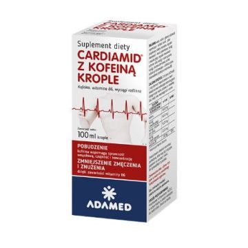 Cardiamid z kofeiną, krople doustne, 100 ml