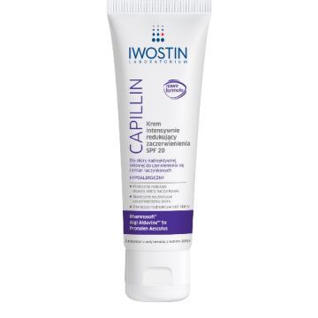 Iwostin Capillin, krem intensywnie redukujący zaczerwienienia, SPF 20, 40 ml